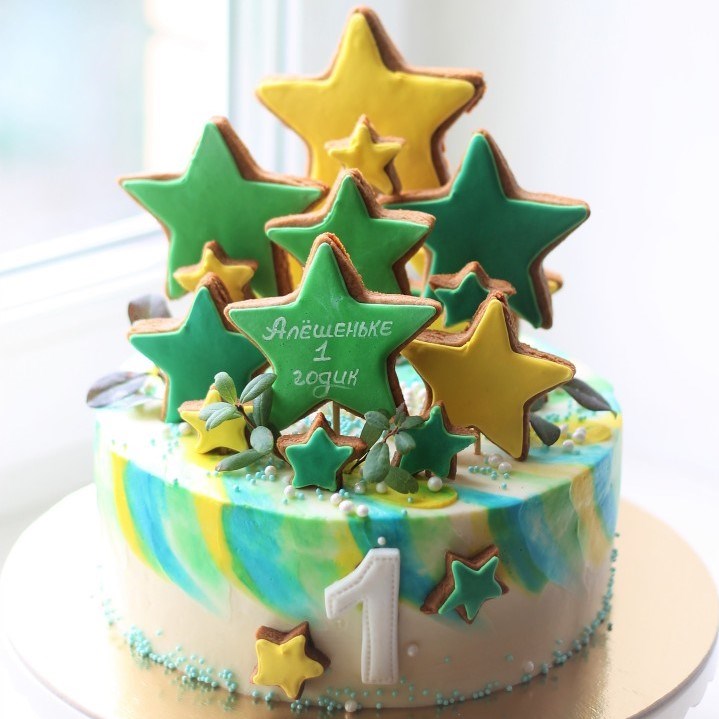 Торт с пряниками