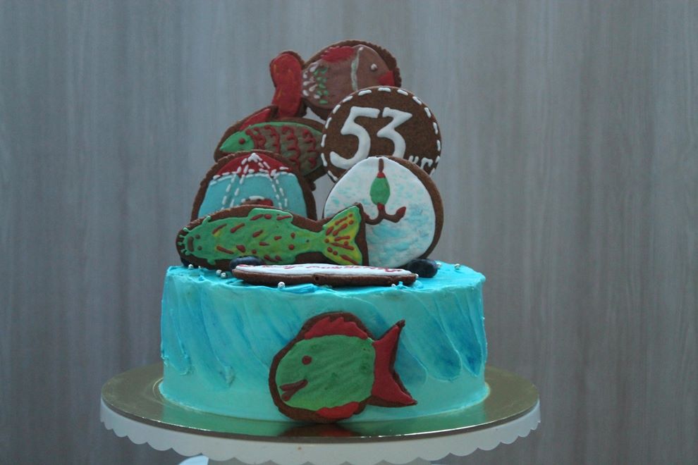 Торт для рыбака